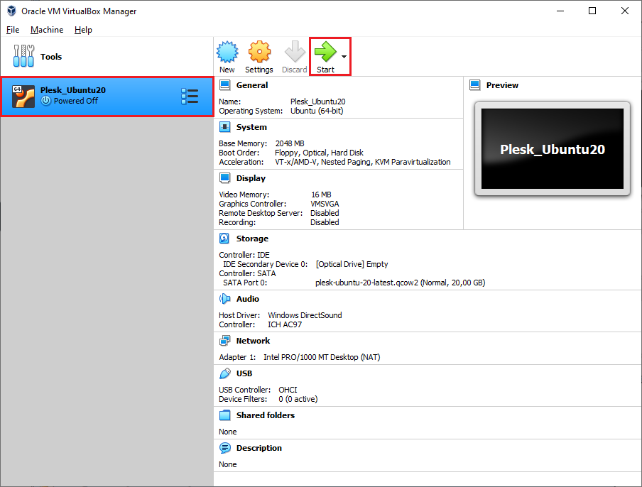 image QCOW2_VB_Run_VM_Power_On_VM