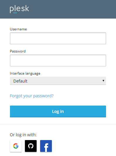 image login screen