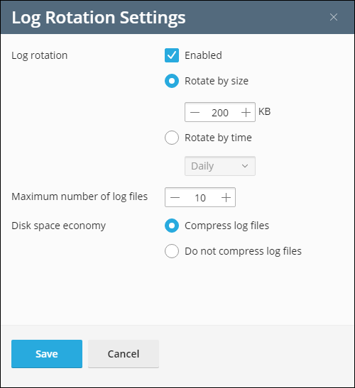 image WPT log rotation_setings