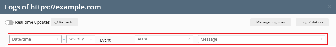 image WPT log actions